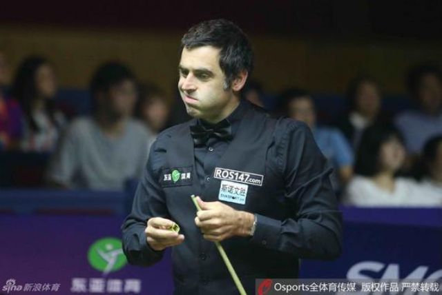 奥沙利文表情搞怪