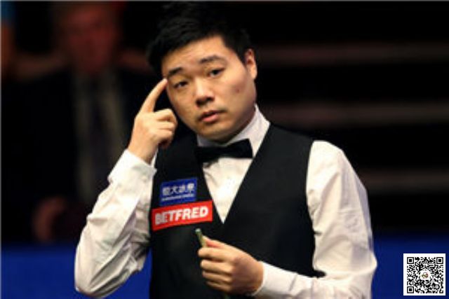 世锦赛丁俊晖4-12落后特鲁姆普添3破百获赛点